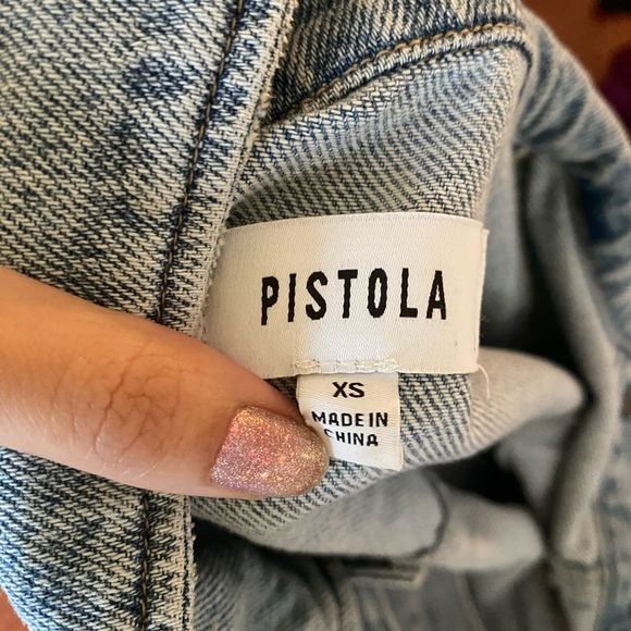 Pistola Nikkie long sleeve denim jumpsuit - Picture 4 of 4